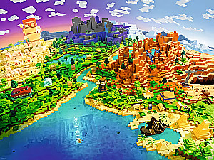 Пазл:1500 - World of Minecraft