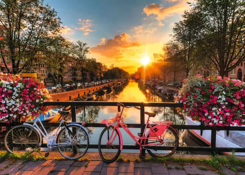 Пазл:1000 - Bicycles in Amsterdam