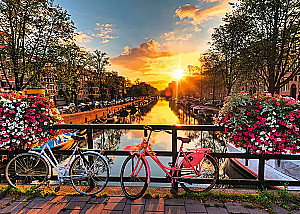 Пазл:1000 - Bicycles in Amsterdam