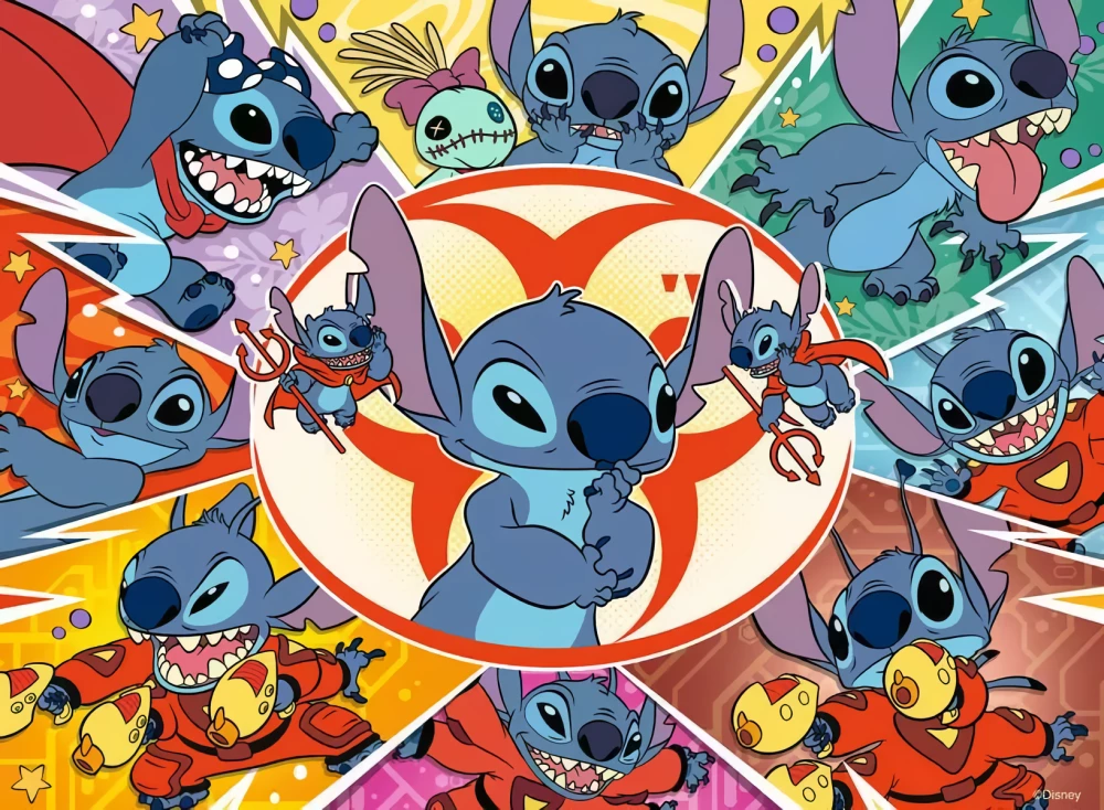 Пазл:100 - Stitch