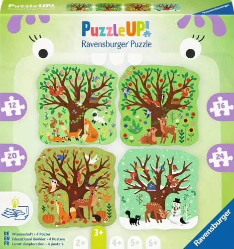 Puzzle - Puzzle up. Vier Jahreszeiten, 4in1