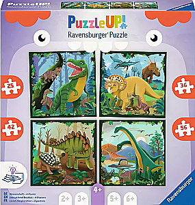 Пазл - Puzzle up. Dinosaurs, 4in1
