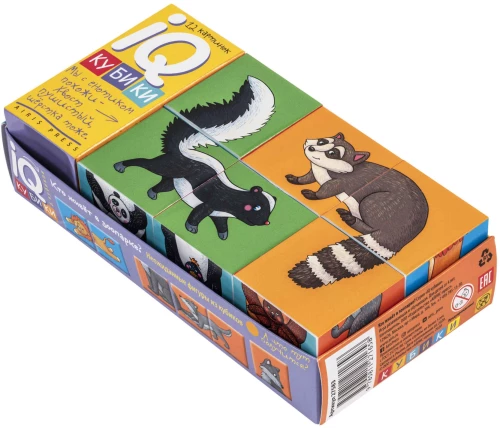 IQ Cubes - Who Lives in the Zoo?