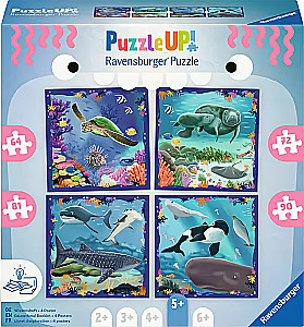 Puzzle - Puzzle up. Ocean life, 4in1