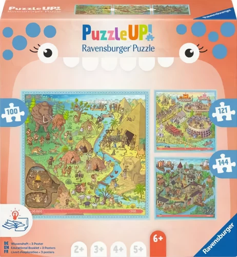Puzzle - Puzzle up. Geschichte, 3in1