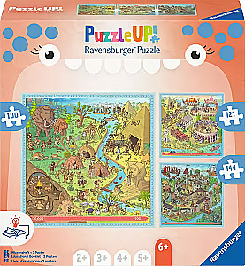 Пазл - Puzzle up. History, 3in1