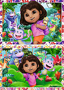 Пазл:2x24 - Dora