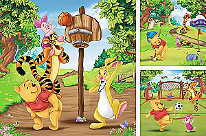 Пазл:3x49 - Winnie the Pooh