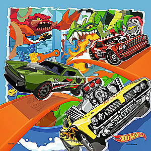 Пазл:3x49 - Hot Wheels