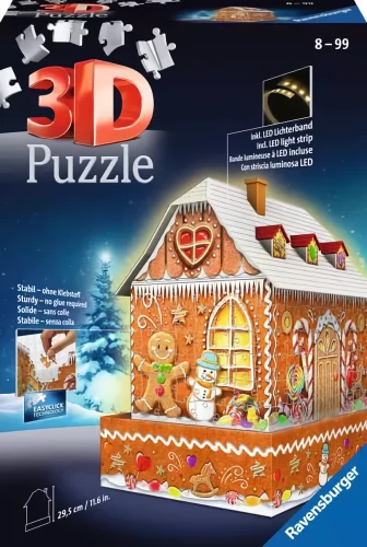 Puzzle:216 - Lebkuchenhaus, 3D