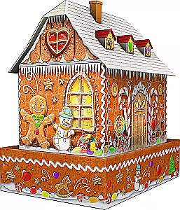 Пазл:216 - Ginger Bread House, 3D