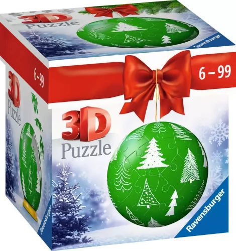 Пазл:54 - Ball Winter Green, 3D