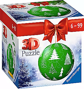 Пазл:54 - Ball Winter Green, 3D