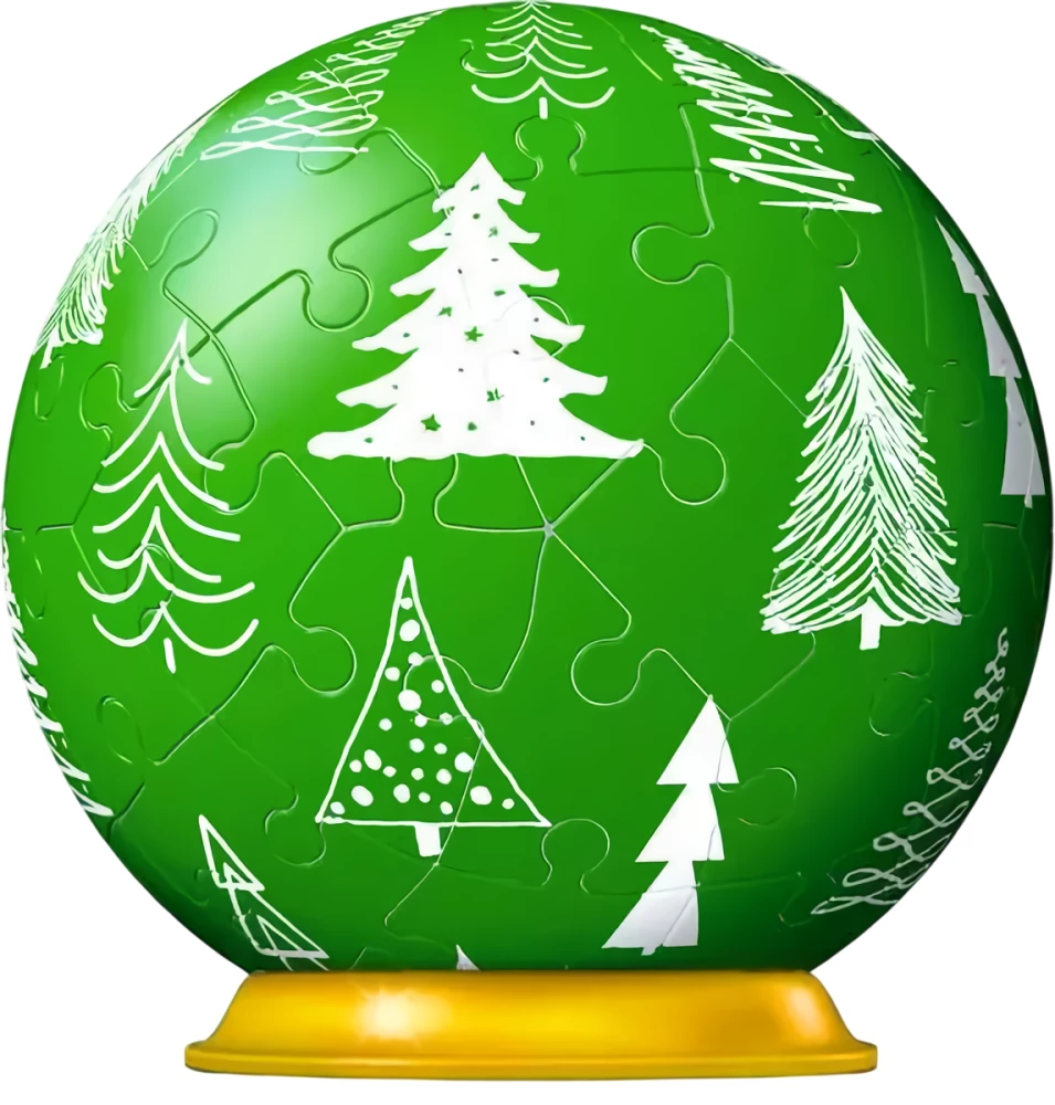 Пазл:54 - Ball Winter Green, 3D