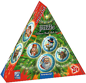 Puzzle: 4x27 - Zestaw kul bożonarodzeniowych