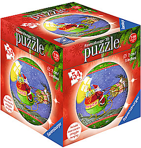 Puzzle:54 - Weihnachtsmann, 3D