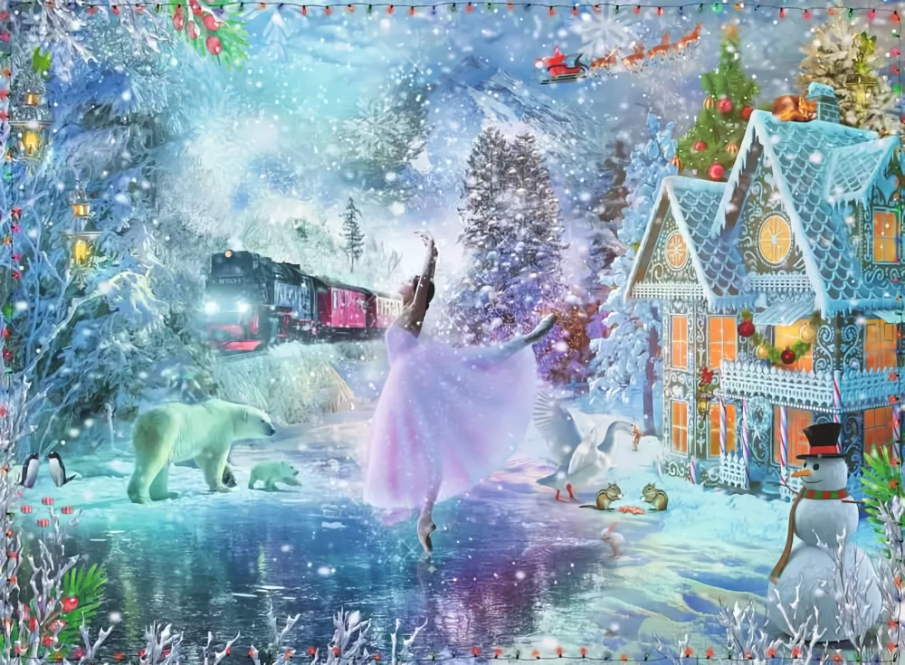 Пазл:300 - Christmas Winter Wonderla