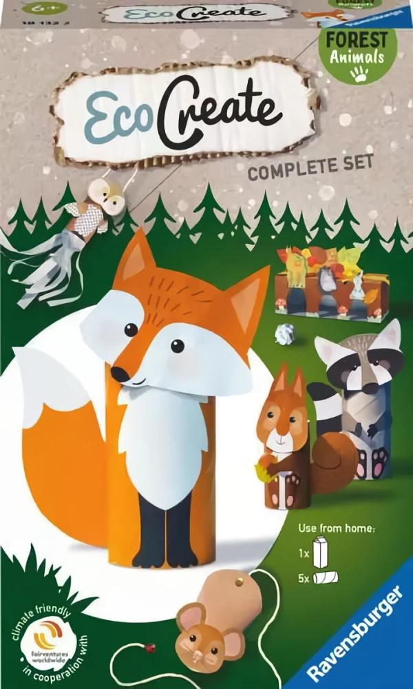 Bastelset - EcoCreate. Waldtiere