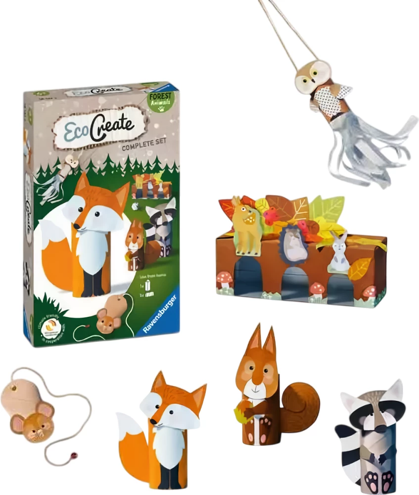 Bastelset - EcoCreate. Waldtiere