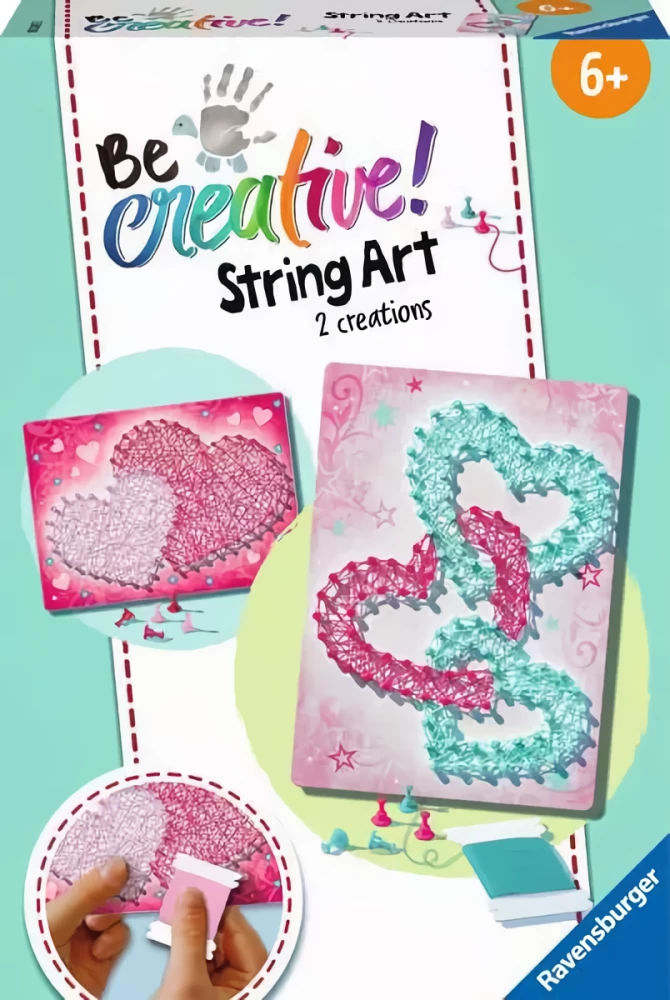 Kreativset - BeCreative! String Art Herzen