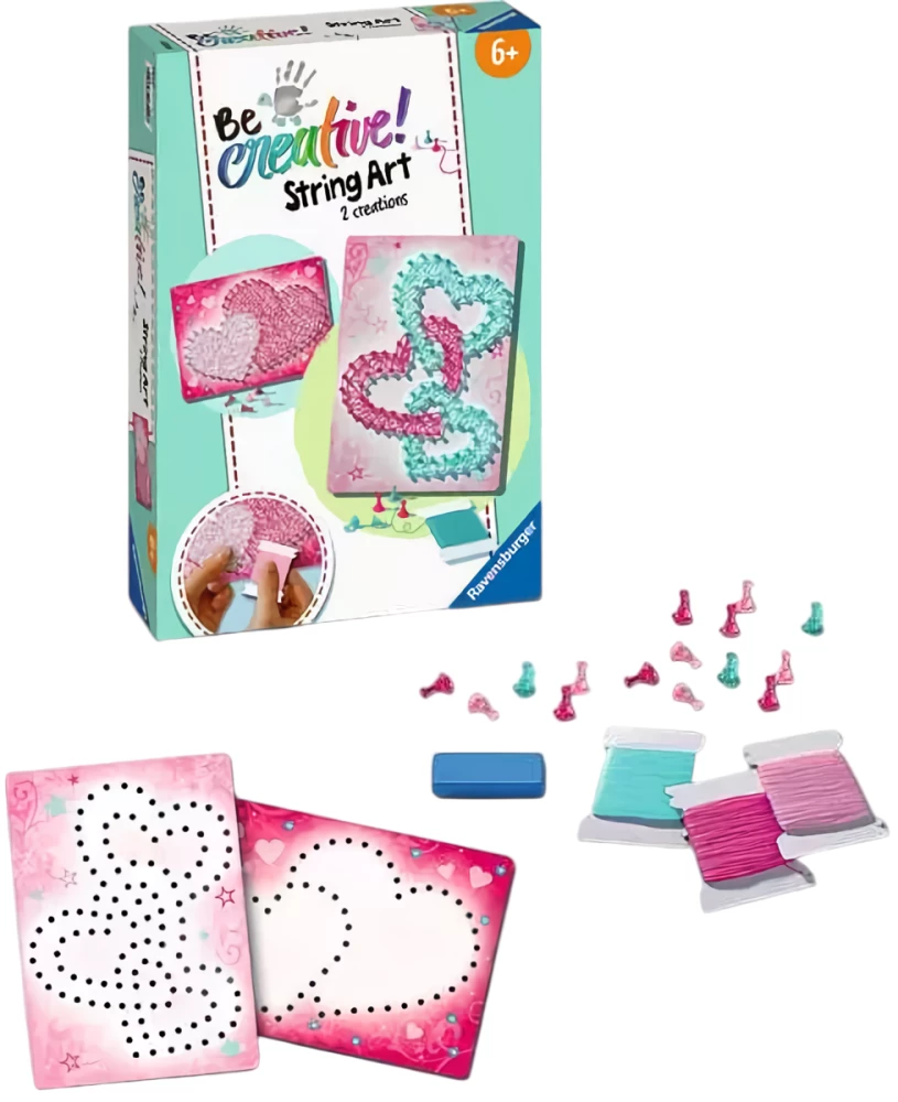 Kreativset - BeCreative! String Art Herzen