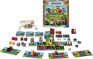 Gra planszowa - Minecraft. Bohaterowie wioski
