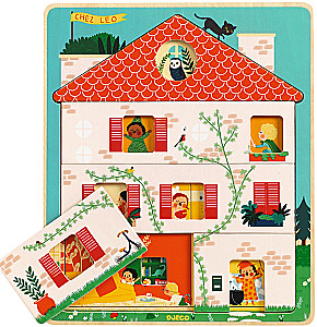 Wooden Puzzle: 12 - House, 3 layers
