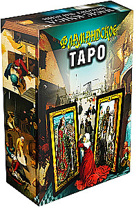 Karty wróżebne - Flamandzkie Tarot, 78 kart z instrukcją do wróżenia