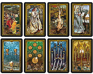 Karty wróżebne - Flamandzkie Tarot, 78 kart z instrukcją do wróżenia