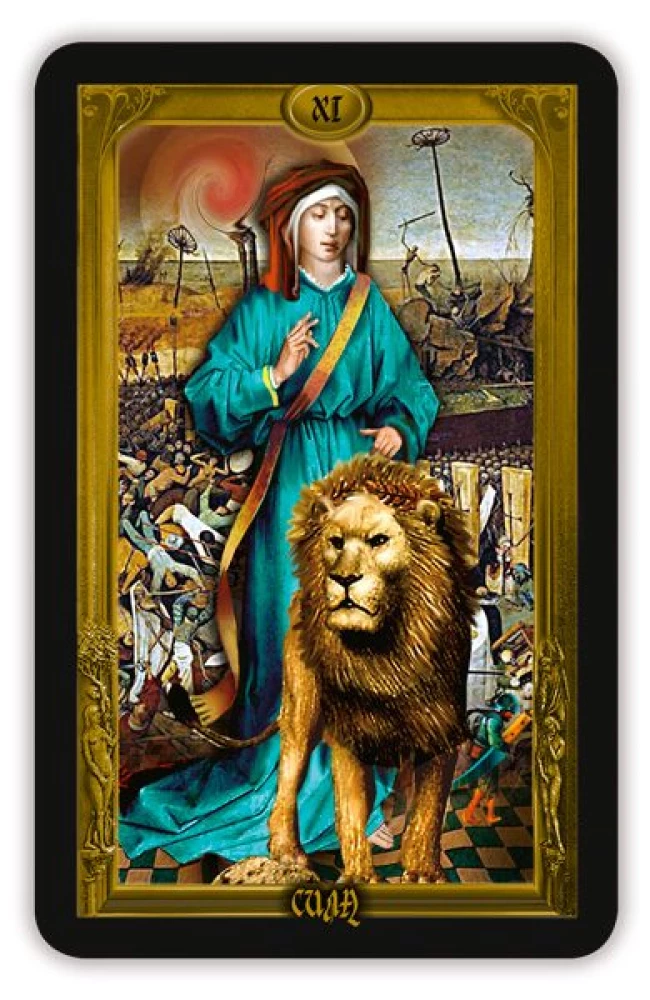 Karty wróżebne - Flamandzkie Tarot, 78 kart z instrukcją do wróżenia