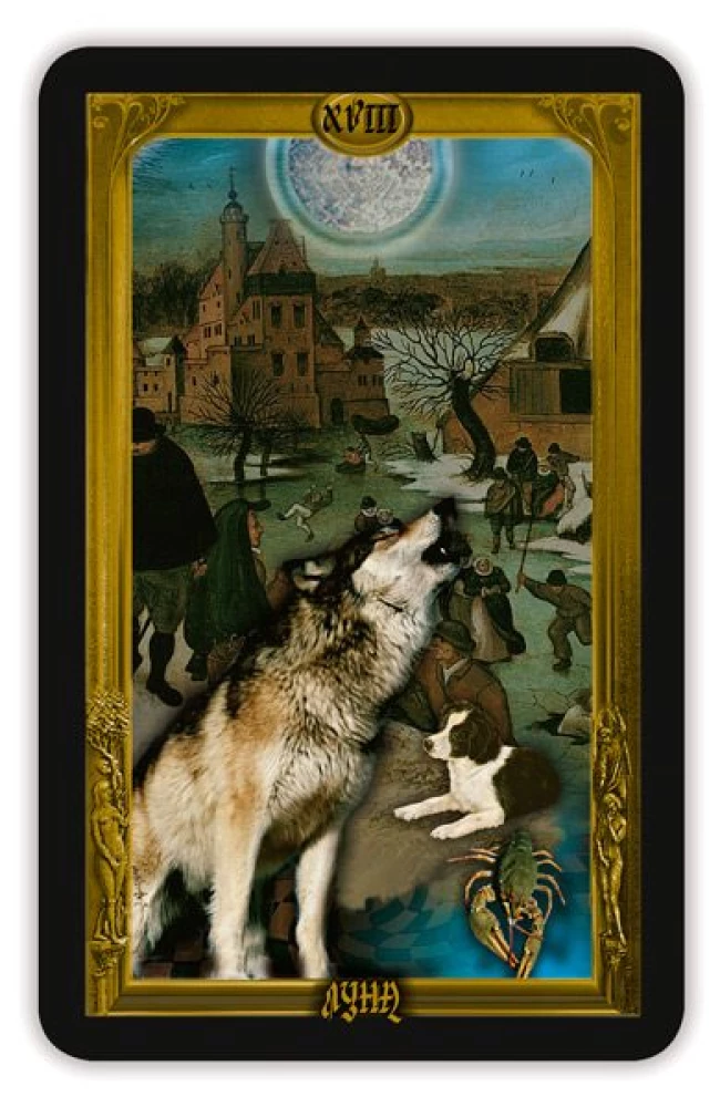 Karty wróżebne - Flamandzkie Tarot, 78 kart z instrukcją do wróżenia
