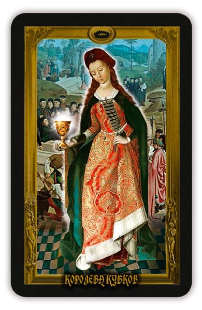 Karty wróżebne - Flamandzkie Tarot, 78 kart z instrukcją do wróżenia