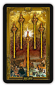 Karty wróżebne - Flamandzkie Tarot, 78 kart z instrukcją do wróżenia