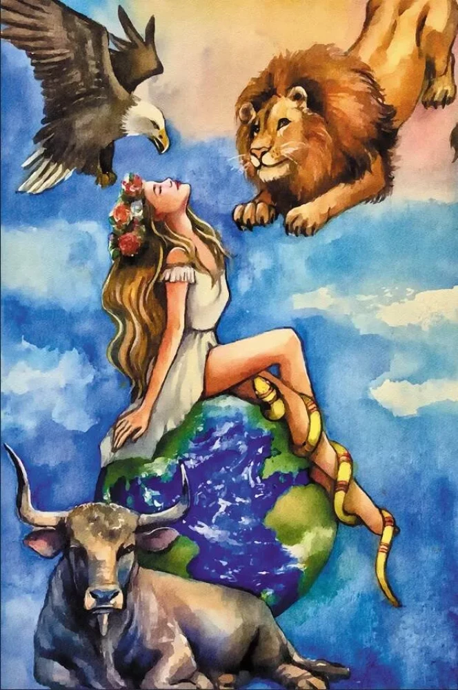 Tarot - Quelle der Schöpfung. Kreatives Tarot. Karten, erfüllt mit der Magie der Sexualität