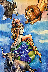 Tarot - Quelle der Schöpfung. Kreatives Tarot. Karten, erfüllt mit der Magie der Sexualität