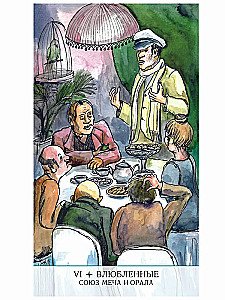 Tarot Diamantrauch 12 Stühle (78 Karten + Anleitung)