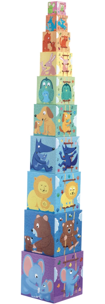 Развивающая игра - Кубики. Радуга