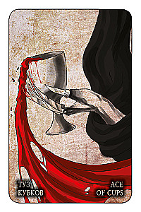 Karty wróżebne - Czarne tarot 78 kart. Black Tarot z instrukcją do wróżenia
