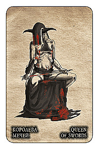 Karty wróżebne - Czarne tarot 78 kart. Black Tarot z instrukcją do wróżenia