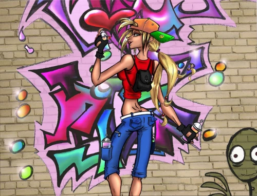Numbered Painting 40x50 cm - Pop Art in Graffiti Style