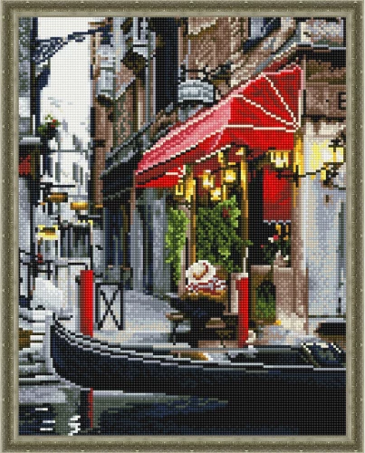 Teemanti mosaiik raamiga - Puhke aeg, 40x50cm