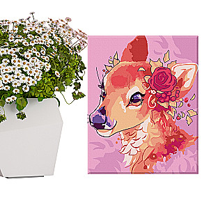 Numbered Painting - Fawn with Flower (15 Colors)