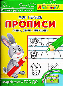 Айфолика. Мои первые прописи. Линии, узоры, штриховка