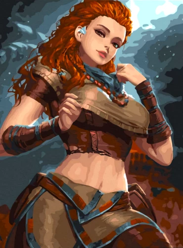 Painting by Numbers - Genshin. Aloy, 30x40cm