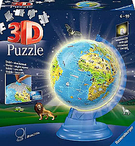 3D puzzle 188 - Mapa Świata Dzieci