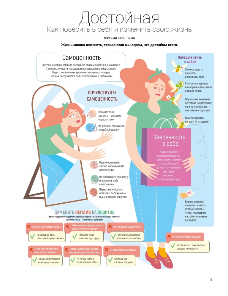 Ich kann es selbst. Ein visueller Leitfaden für Frauen, die bereit sind, an sich selbst zu glauben, basierend auf 12 Bestsellern