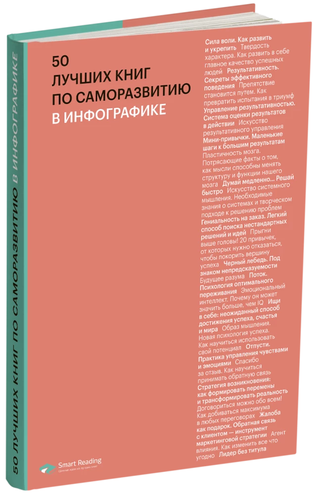 50 лучших книг по саморазвитию в инфографике