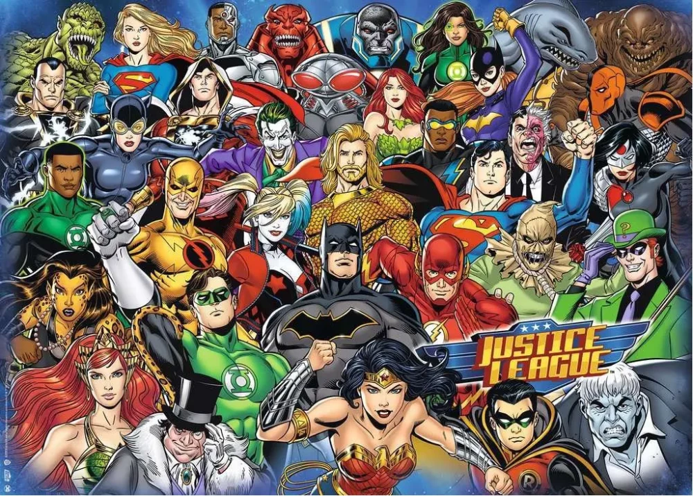 Пазл 1000 - Challenge DC Comics