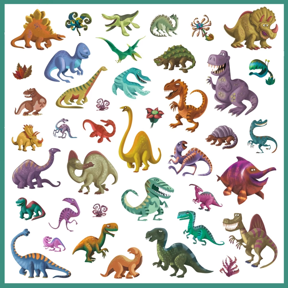 Aufkleber - Dinosaurier 160 Aufkleber