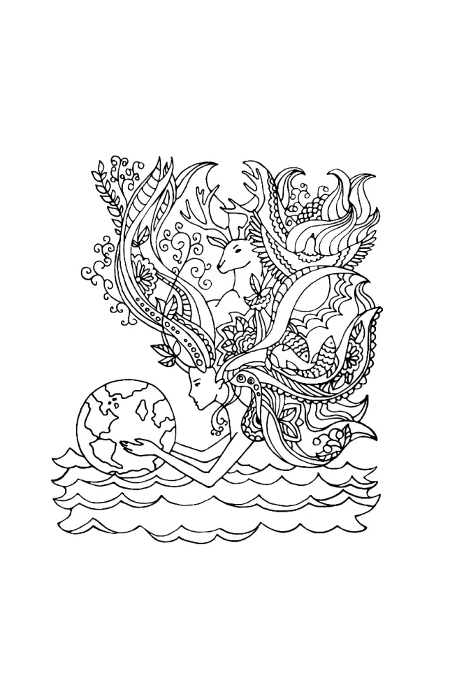 The Path to Yourself: Coloring Journey. Anti-Stress Coloring Book